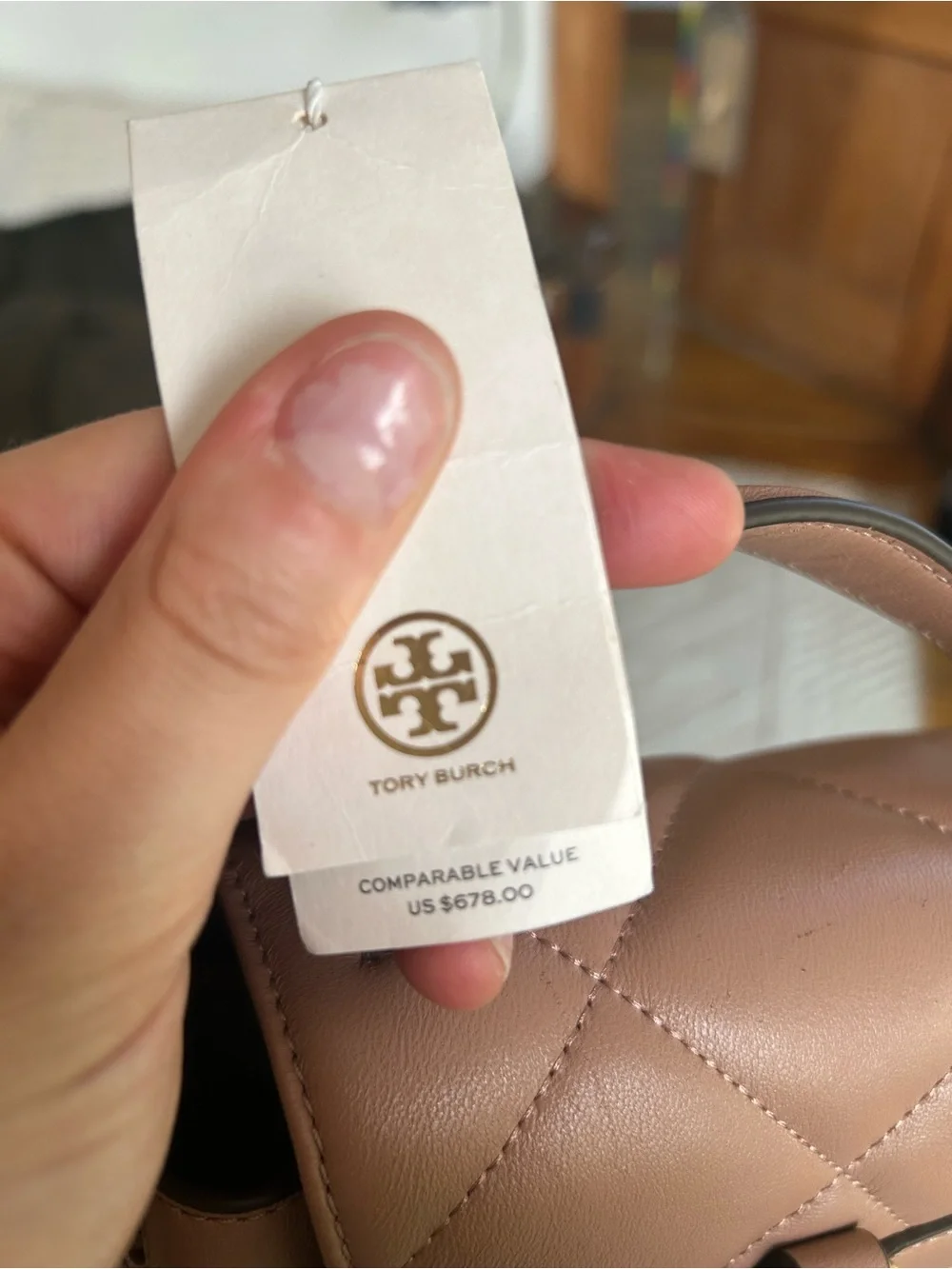 Tory Burch stylish quilted